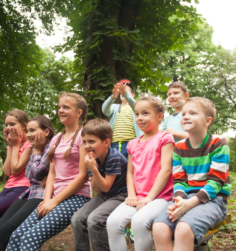 Kindergruppe in der Natur